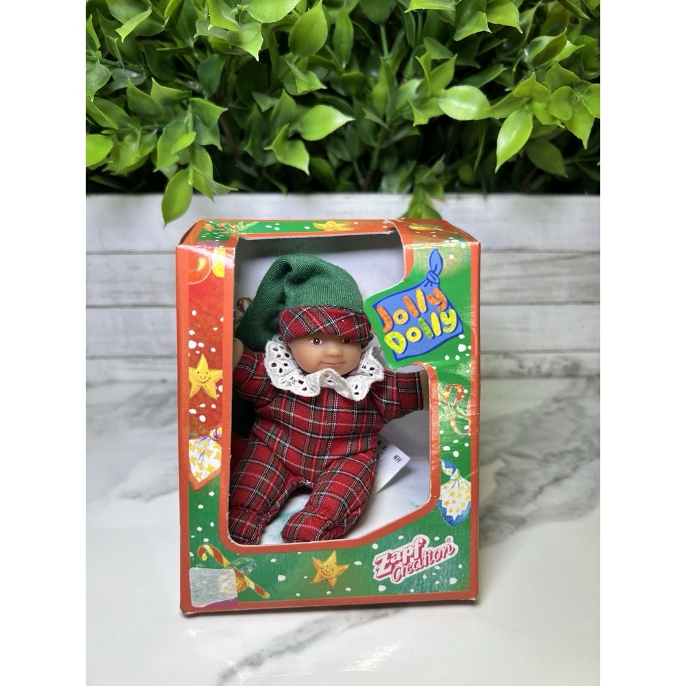 Vintage Zapf Creations Jolly‎ Dolly New In Box Christmas